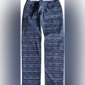 MAUI AND SONS Ladies Throw Back Jeans Size M Riviera Shark Print Blue Skinny NWT